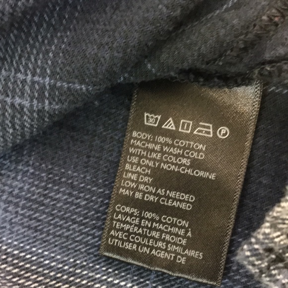 Urban Outfitters BDG Blue Flannel Shirt Size Small Petite - Picture 8 of 8